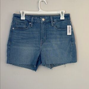 Old Navy Light Blue High-Rise OG Straight Women's Jean Short